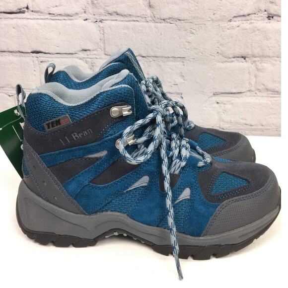 L.L. Bean Outlet Trail Hiker Waterproof Lace Up Boots Kid's Size 5 - Picture 5 of 12